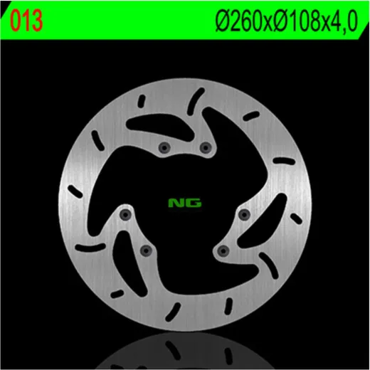 NG BRAKES Bremsscheibe starr - 013 für Rieju 125MARATHONPRO, MARATHONPRO125SM, MRT125AC für: Gas Gas PAMPERA1254T