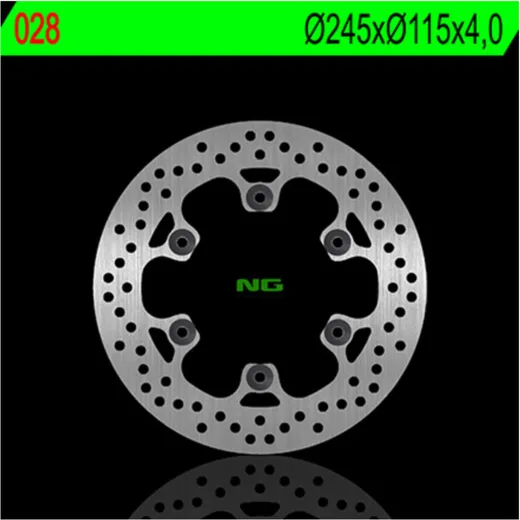 NG BRAKES Bremsscheibe starr - 028 für Laverda, Yamaha, Ducati