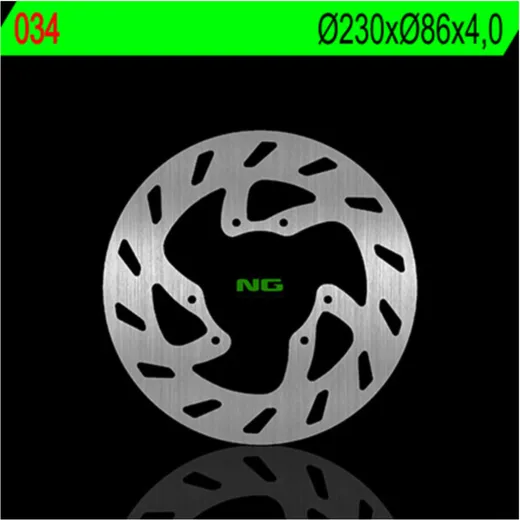 NG BRAKES Fix Brake Disc - 034 for Yamaha YZ125, YZ250, YZ490