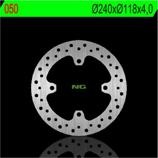 NG BRAKES Bremsscheibe starr - 050 für Honda XR600R