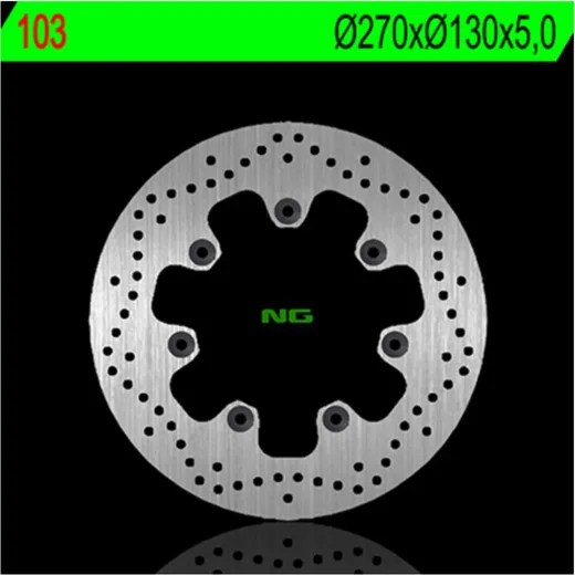 NG BRAKES Bremsscheibe starr - 103 für Kawasaki GPZ1100, Z1000