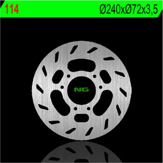 NG BRAKES Bremsscheibe starr - 114 für Beta RRT50ENDURO, RRT50MOTARD KTM 50SX