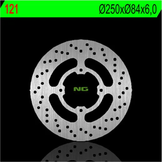 NG BRAKES Fix Brake Disc - 121 for Suzuki GS500, GSF400BANDIT, GSX600
