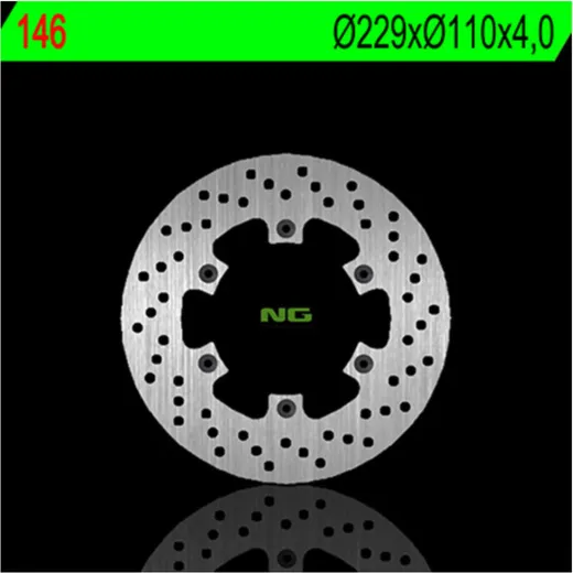 NG BRAKES Bremsscheibe starr - 146 für Cagiva MITO125, PLANET125, RAPTOR125