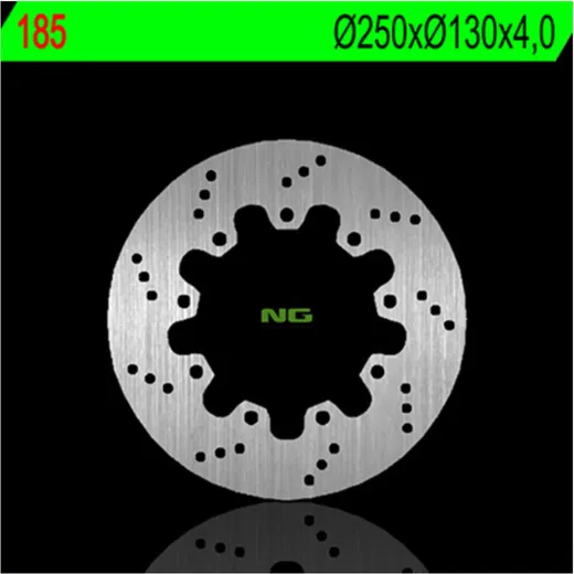 NG BRAKES Bremsscheibe starr - 185 für Kawasaki KLR600
