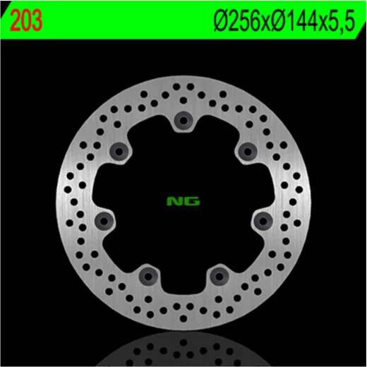 NG BRAKES Bremsscheibe starr - 203 für Honda XL600L, XL600R