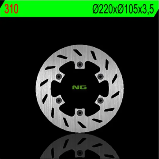 NG BRAKES Bremsscheibe starr - 310 für Beta RR1254TENDURO, RR50ENDURO, RR50MOTARD Malaguti FIFTY50