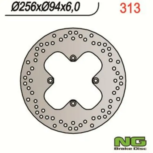 NG BRAKES Bremsscheibe starr - 313 für Honda VFR750F, VFR800
