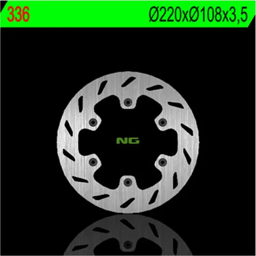 NG BRAKES Bremsscheibe starr - 336 für Rieju DRAC50, RR50 Peugeot XP6502TSM