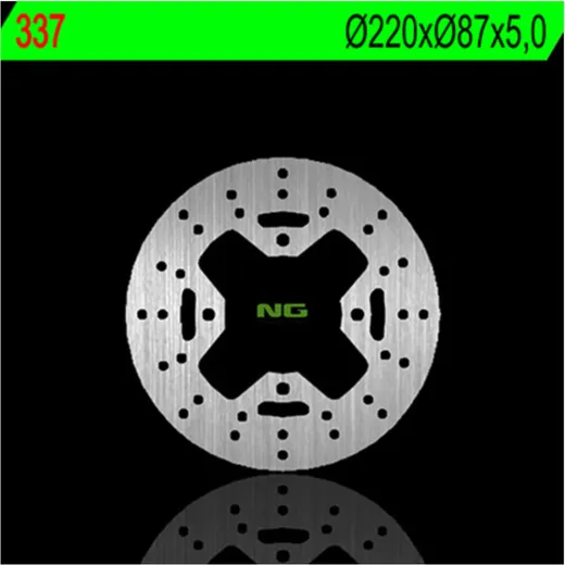 NG BRAKES Bremsscheibe starr - 337 für Cagiva RAPTOR1000, RAPTOR650, V-RAPTOR1000