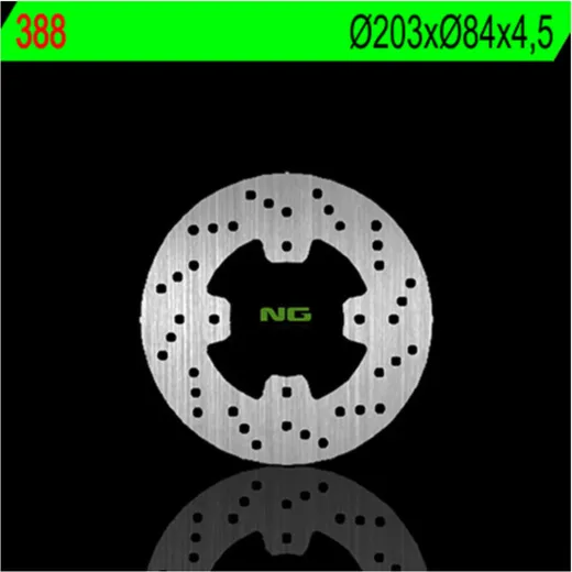 NG BRAKES Bremsscheibe starr - 388 für MBK X-POWER Yamaha TZR50
