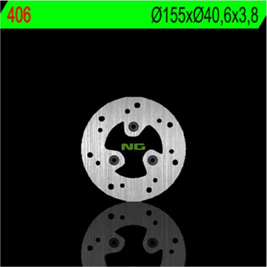 NG BRAKES Bremsscheibe starr - 406 für Italjet, PGO, Aprilia