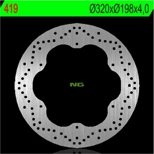 NG BRAKES Bremsscheibe starr - 419 für Yamaha XJ900
