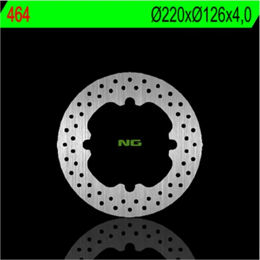 NG BRAKES Bremsscheibe starr - 464 für Husqvarna CR125, CR250, SM610