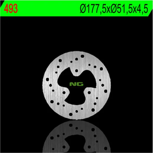 NG BRAKES Bremsscheibe starr - 493 für Polaris MAGNUM325, MAGNUM500, SCRAMBLER400