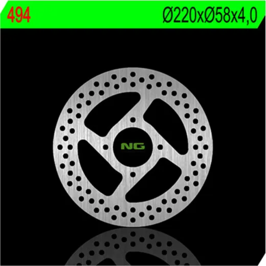NG BRAKES Bremsscheibe starr - 494 für Yamaha YFM660RAPTOR, YFS200BLASTER, YFZ350BANSHEE