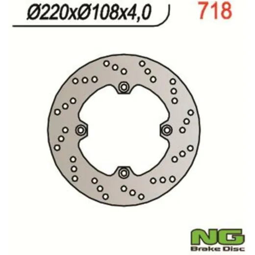NG BRAKES Bremsscheibe starr - 718 für Ducati 748, 916, 996
