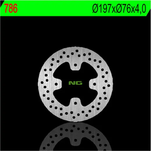 NG BRAKES Bremsscheibe starr - 786 für Polaris PREDATOR500