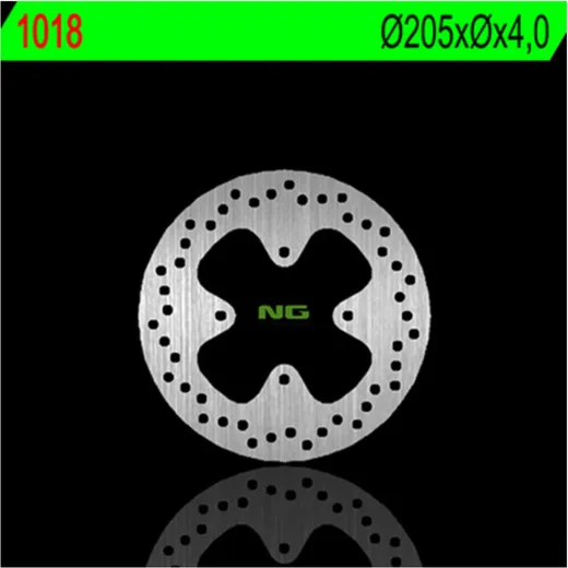 NG BRAKES Bremsscheibe starr - 1018