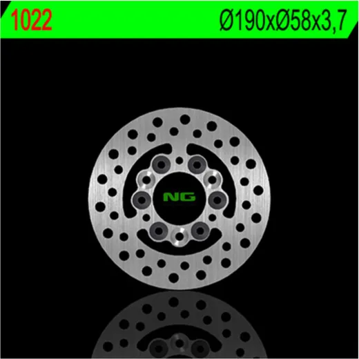 NG BRAKES Bremsscheibe starr - 1022 für SYM, Aprilia, Peugeot