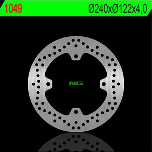 NG BRAKES Bremsscheibe starr - 1049 für Suzuki RM-Z250, RM-Z450