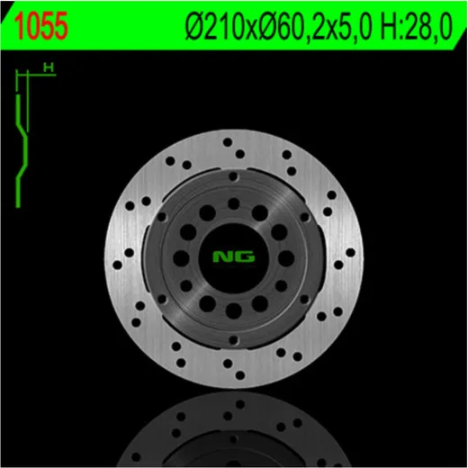 NG BRAKES Bremsscheibe schwimmend - 1055 für Suzuki AN250BURGMAN, AN400BURGMAN