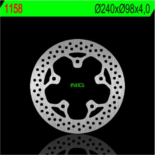 NG BRAKES Bremsscheibe starr - 1158 für SYM GTS1254T, GTS125EFI4T, GTS125I4T