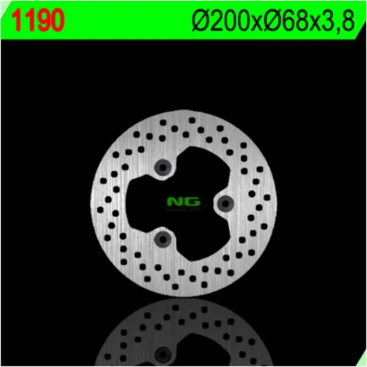 NG BRAKES Bremsscheibe starr - 1190 für Daelim NS125, ROADWIN125, S2125
