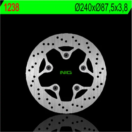NG BRAKES Bremsscheibe starr - 1238 für Kymco AGILITY125, AGILITY200, YAGER125