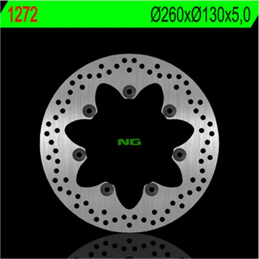NG BRAKES Bremsscheibe starr - 1272 für Kawasaki VULCAN750