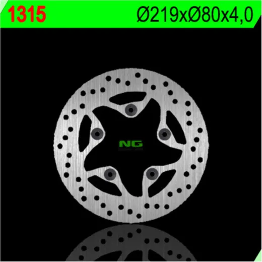 NG BRAKES Bremsscheibe starr - 1315 für Daelim ROADWIN125, S1125, S2250