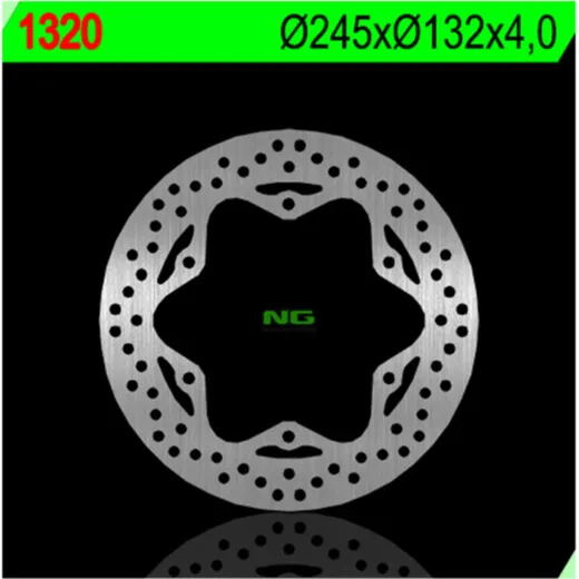 NG BRAKES Bremsscheibe starr - 1320 für Yamaha YBR125