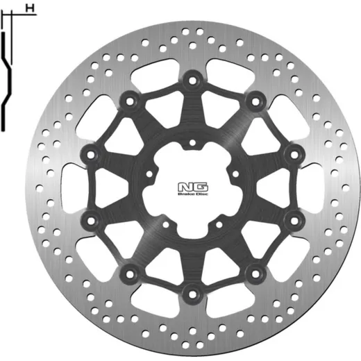 NG BRAKES Bremsscheibe schwimmend - 1517 für Ducati SCRAMBLER800