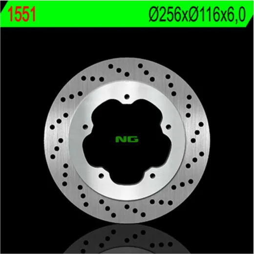NG BRAKES Bremsscheibe starr - 1551 für Honda CB1100