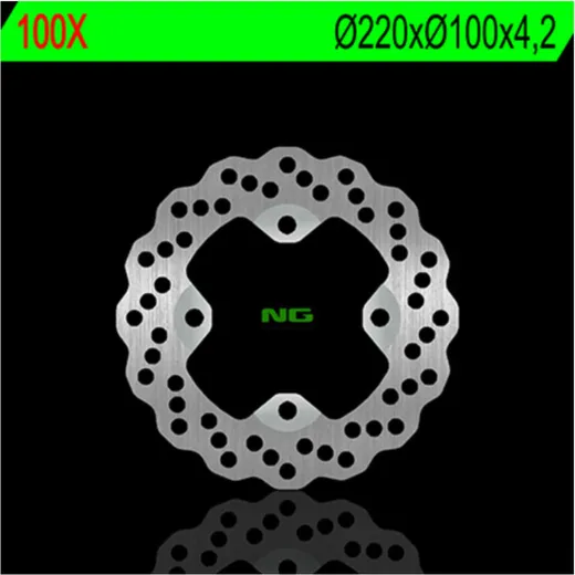 NG BRAKES Petal Bremsscheibe starr - 100X für Kawasaki ER-6F, ER-6N, NINJA650
