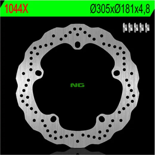 NG BRAKES Petal Bremsscheibe starr - 1044X für BMW F750GS, F800S, F800ST