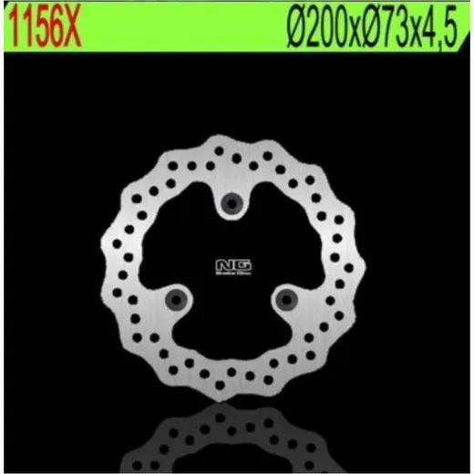 NG BRAKES Petal Bremsscheibe starr - 1156X für SYM GTS1254T, GTS125EFI4T, GTS125I4T