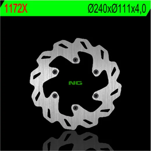 NG BRAKES Petal Bremsscheibe starr - 1172X für KTM 690SUPERMOTO, 990ADVENTURE