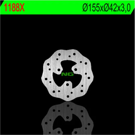 NG BRAKES Petal Bremsscheibe starr - 1188X für Peugeot LUDIX502T