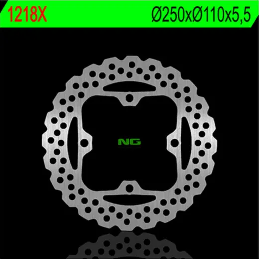 NG BRAKES Petal Bremsscheibe starr - 1218X für Kawasaki VERSYS1000, Z1000SX, Z750