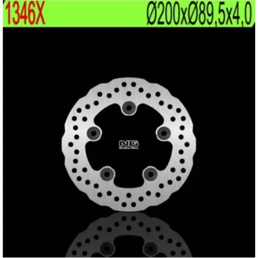 NG BRAKES Petal Bremsscheibe starr - 1346X für Kymco AGILITY125, G-DINK125, G-DINK300