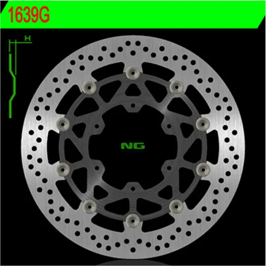 NG BRAKES Bremsscheibe schwimmend - 1639G für Suzuki GSX-R1000