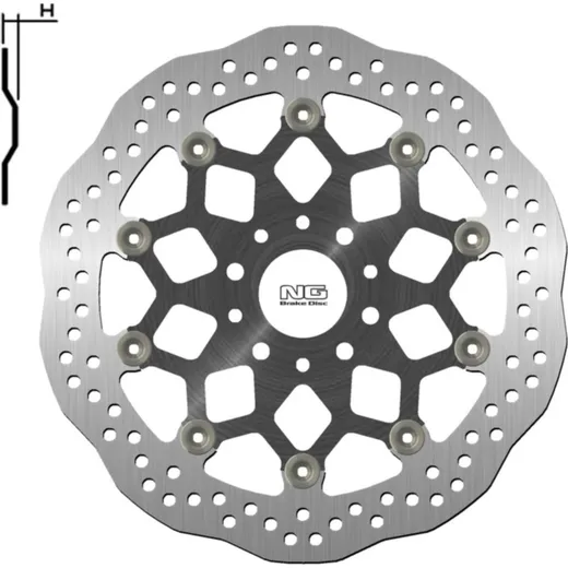 NG BRAKES Petal Bremsscheibe schwimmend - 1717XG für KTM 790DUKE, 890DUKE
