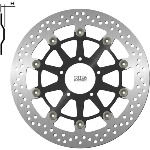 NG BRAKES Bremsscheibe schwimmend - 1796G für Ducati 848, PANIGALE959