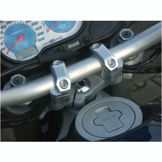BAR MOUNTS FOR BUELL XB9S, XBS '02-07, HANDLEBAR CONVERSION Ø22MM TO Ø28,6MM for XB12SLIGHTNING