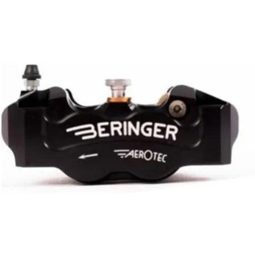 BERINGER Aerotec® Right Radial Bremssattel 4-Kolben caliper - Spacing 100mm Schwarz für Ducati, für: MV Agusta, KTM