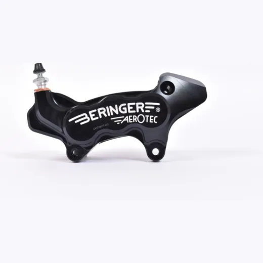 BERINGER Aerotec® Left Axial Brake Caliper 6 Pistons Ø27mm Black for Honda CRF250R, CRF250X, CRF450R Yamaha YZ250, YZ250F, YZ450F