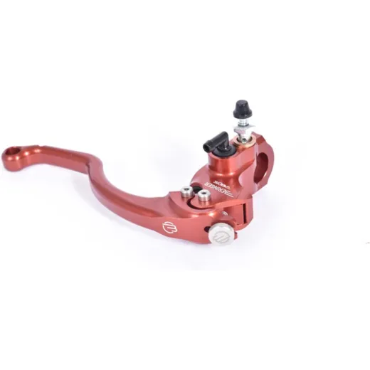 BERINGER Aerotec® Hauptbremszylinder radial Ø 14,5 mm Behälter getrennt rot (Hebel Typ 5 - 16 cm) für Suzuki DR600, DR-Z400 Yamaha WR450F