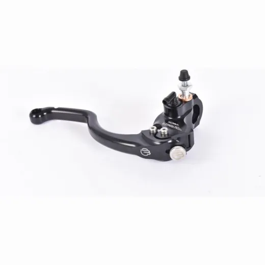BERINGER Aerotec® Hauptbremszylinder radial Ø 20,5 mm Behälter getrennt schwarz (Hebel Typ 5 - 16 cm) für Yamaha, Kawasaki, Suzuki