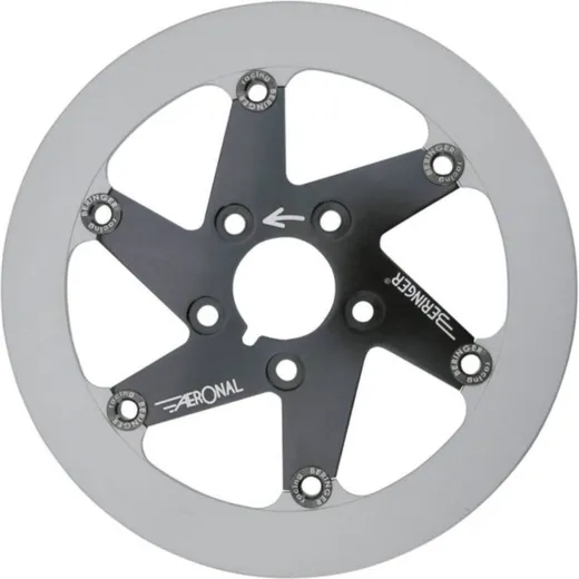 BERINGER Aeronal Bremsscheibe, Gusseisen, schwimmend - schwarz Y12LGBF
